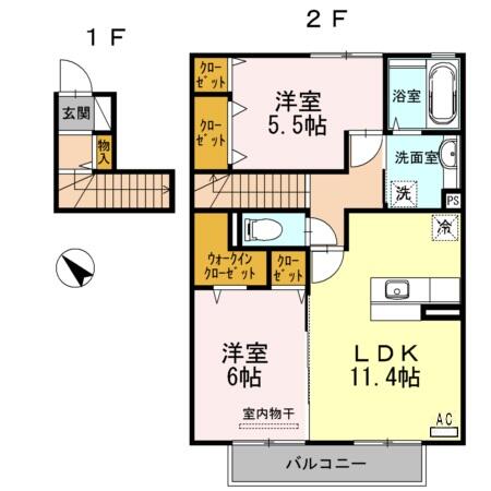 コンフォーティア三城_間取り_0