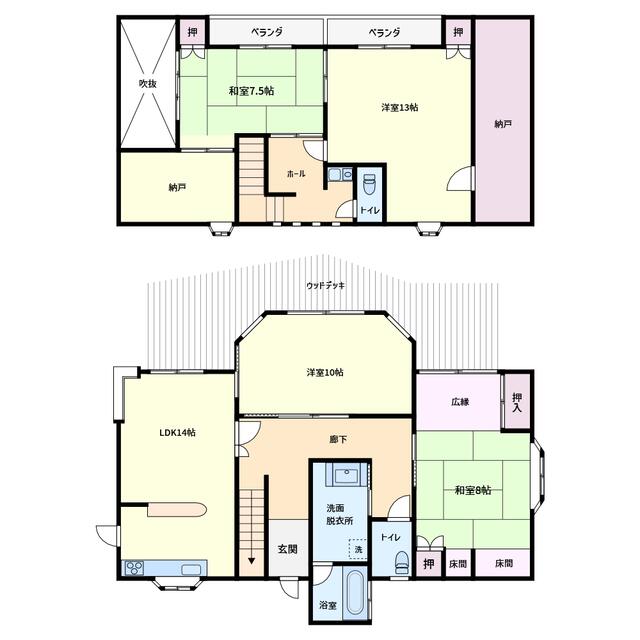 house for sale in 館山市, Chiba | ¥14,800,000 | 4SLDK | Akiyama house fi…