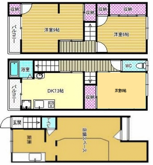 大阪府藤井寺市の一戸建て | 990万円 | 3DK | 56.93m² | Akiyama house finder