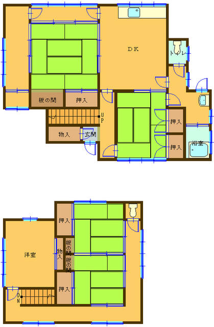 福岡県北九州市の一戸建て | 1300万円 | 5DK | 290.81m² | Akiyama house finder