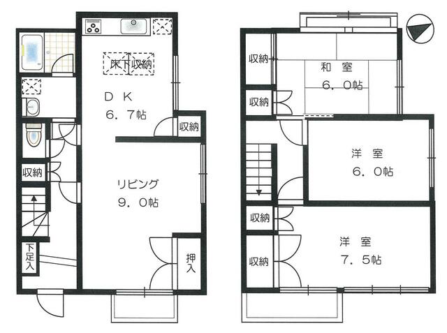 千葉県市川市の一戸建て | 1880万円 | 3LDK | 69.22m² | Akiyama house finder