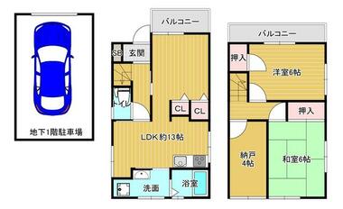 間取り：227103183864