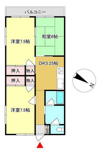 コーポリバーサイド_間取り_0