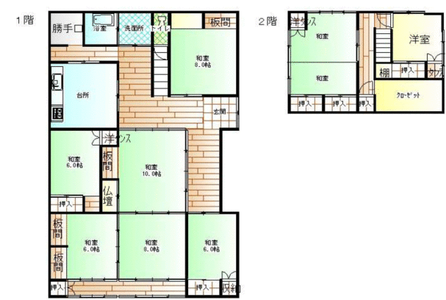 house for sale in 酒田市, Yamagata | ¥3,500,000 | 8DK | Akiyama house fi…