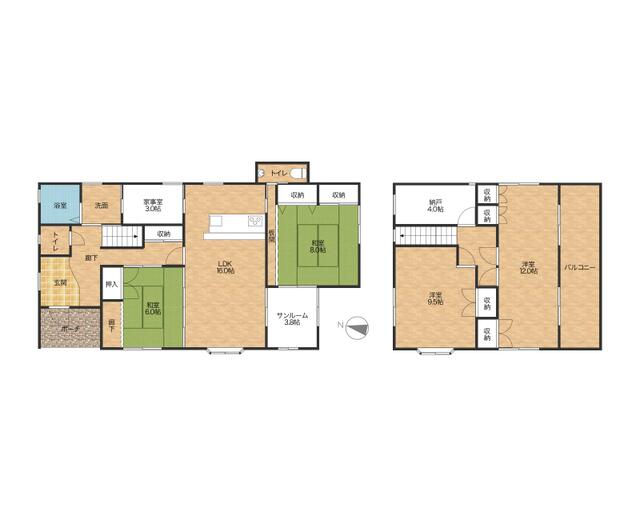 長崎県長崎市の一戸建て | 1410万円 | 4SLDK | 273.22m² | Akiyama house finder