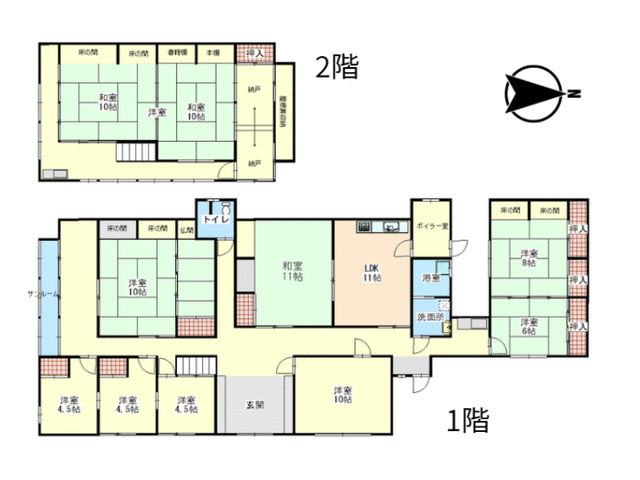 house for sale in Komatsu, Ishikawa | ¥40,000,000 | 10SLDK | Akiyama…