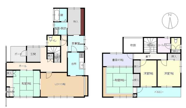 福島県福島市の一戸建て | 2180万円 | 4LDK | 384m² | Akiyama house finder