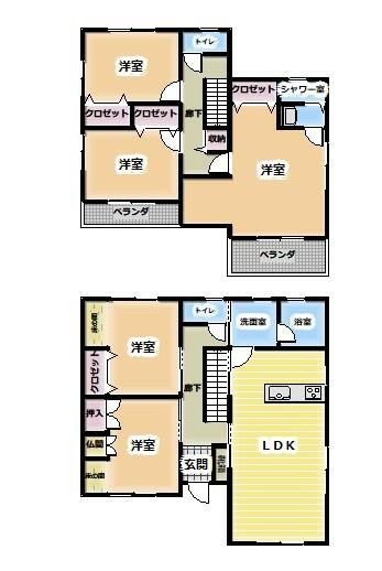 岐阜県各務原市の一戸建て | 2588万円 | 5LDK | 148.36m² | Akiyama house finder