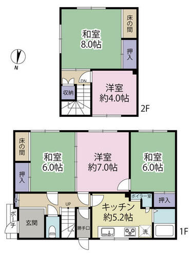 detached 北海道芦別市北一条東１丁目
