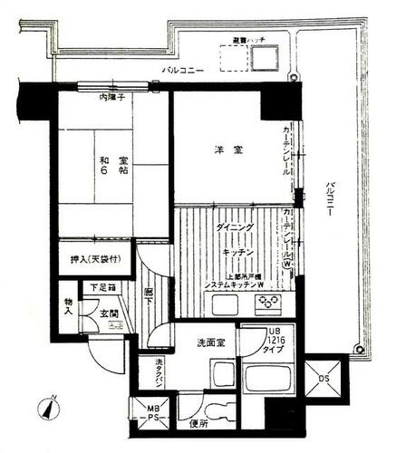 ダイアパレス追手前_間取り_0