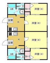 マグノリア小林  ｜ 新潟県新潟市中央区上近江４丁目（賃貸アパート2K・2階・28.98㎡） その2