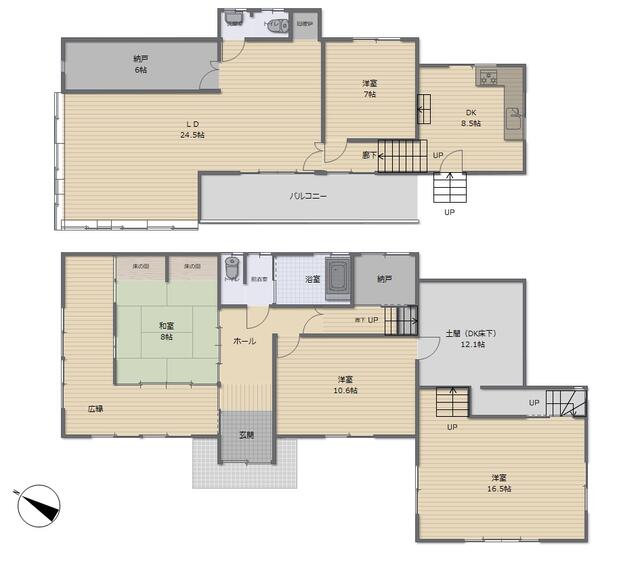 長崎県平戸市の一戸建て | 1080万円 | 4SLDK | 1370.32m² | Akiyama house finder