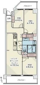 コープ野村四日市二号　３ＬＤΚ
