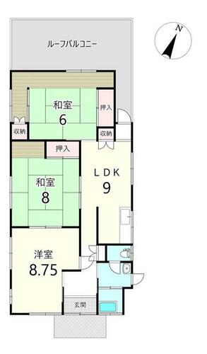 detached 長崎県佐世保市天神３丁目