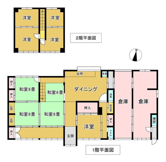 岐阜県本巣市の一戸建て | 1350万円 | 9DK | 1401.23m² | Akiyama house finder