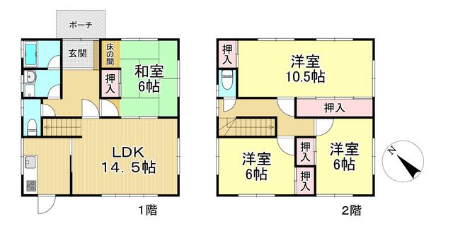 滋賀県野洲市の一戸建て | 2300万円 | 4LDK | 154.68m² | Akiyama house finder
