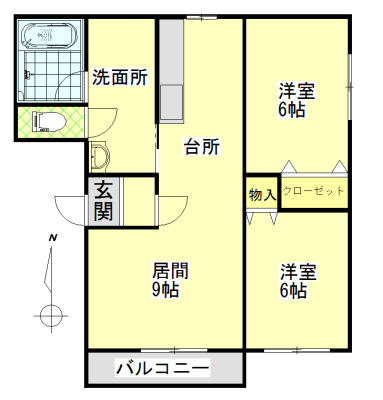 セルジェアップル_間取り_0