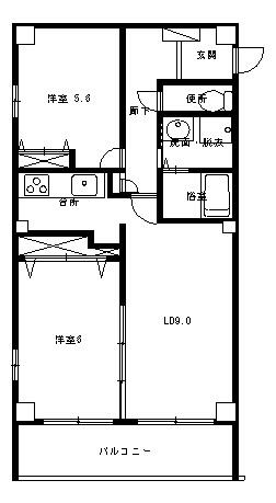 フォブールキュア庄内_間取り_0