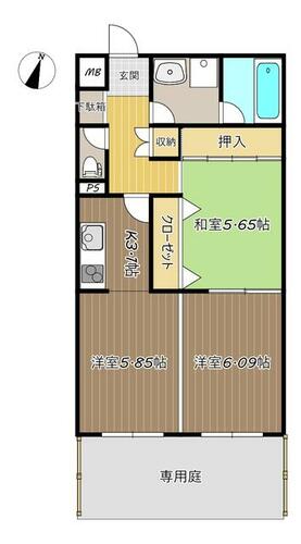 ロワイヤルユウ弘前富田_間取り_0