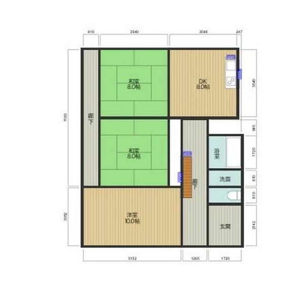detached 秋田県秋田市仁井田二ツ屋１丁目３番５６号
