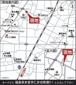 福島県本宮市仁井田字糀壇