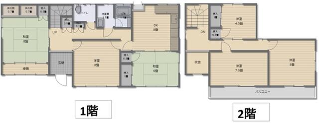 house for sale in Konan, Shiga | ¥10,800,000 | 6DK | Akiyama house fi…