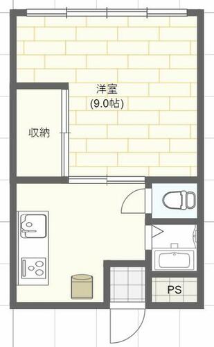 エムハイツ金泉寺_間取り_0