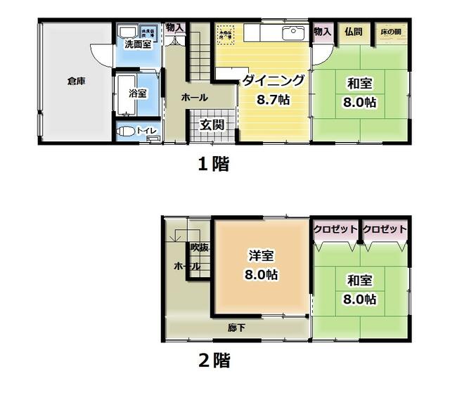 新潟県小千谷市の一戸建て | 250万円 | 3DK | 1109.39m² | Akiyama house finder