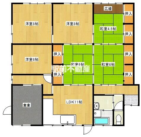 detached 佐賀県小城市三日月町久米