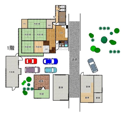 静岡県静岡市の一戸建て | 670万円 | 8LDK | 408.99m² | Akiyama house finder