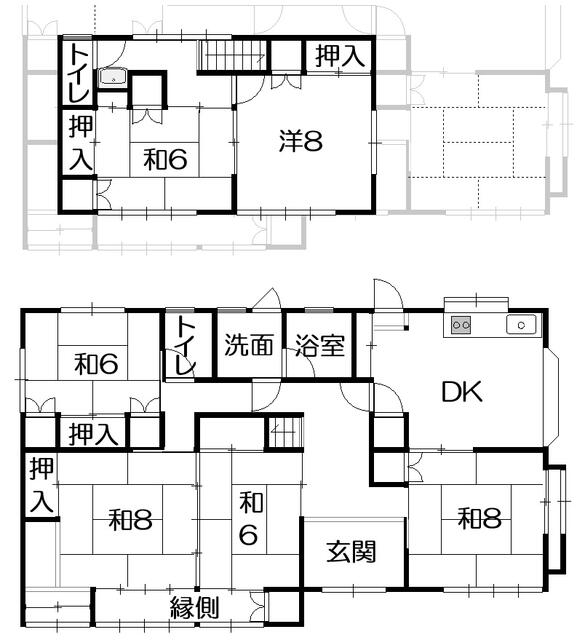 house for sale in 富岡市, Gunma | ¥6,000,000 | 6DK | Akiyama house finder
