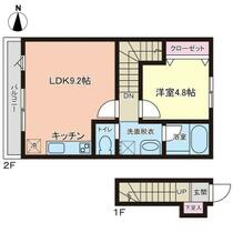 ＰＲＥＭＯＲＹ名取駅前 A203 ｜ 宮城県名取市手倉田字八幡（賃貸アパート1LDK・2階・36.34㎡） その2