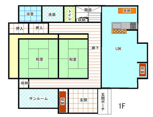 detached 福島県伊達郡川俣町大字羽田字十二社