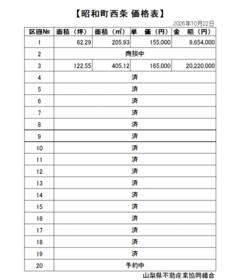 山梨県中巨摩郡昭和町西条