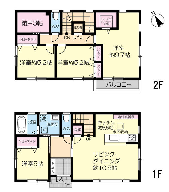 宮城県名取市の一戸建て | 3580万円 | 4SLDK | 165.19m² | Akiyama house finder