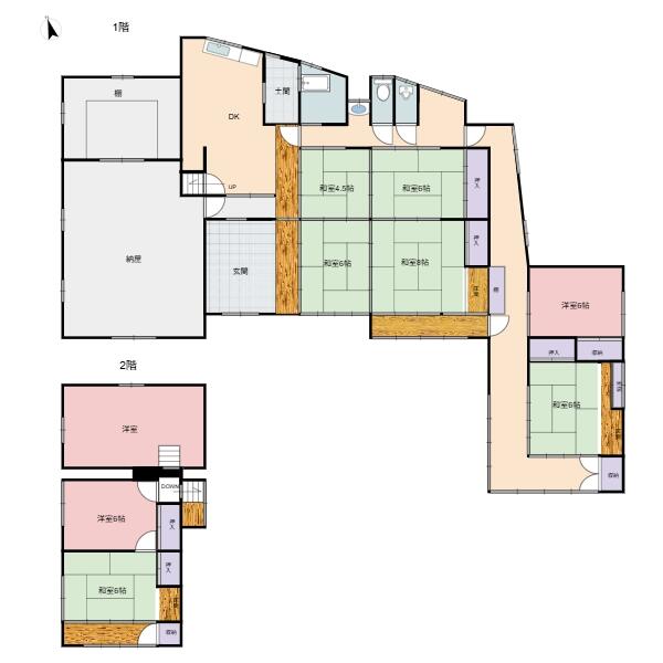 岡山県岡山市の一戸建て | 500万円 | 9DK | 570.98m² | Akiyama house finder