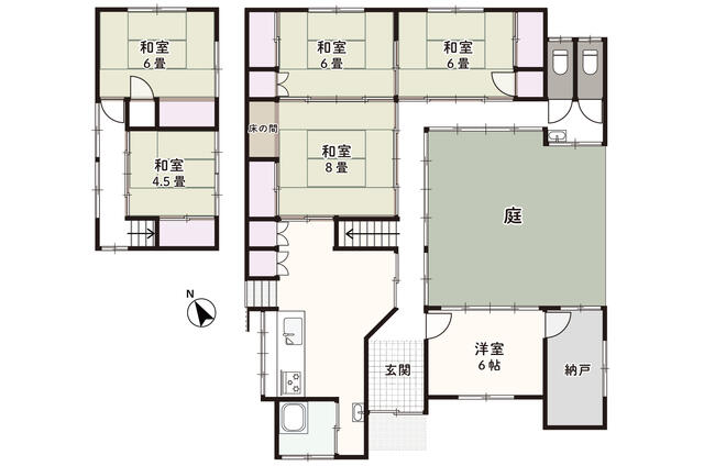 新潟県長岡市の一戸建て | 180万円 | 6DK | 135.5m² | Akiyama house finder