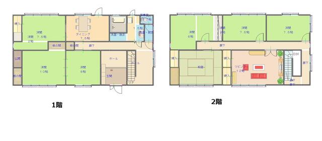 house for sale in 中新川郡立山町, Toyama | ¥7,500,000 | 7LK | Akiyama house…