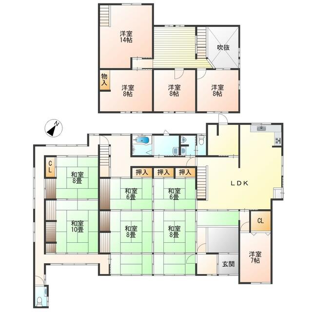 house for sale in Aisai, Aichi | ¥58,000,000 | 12SLDK | Akiyama house…