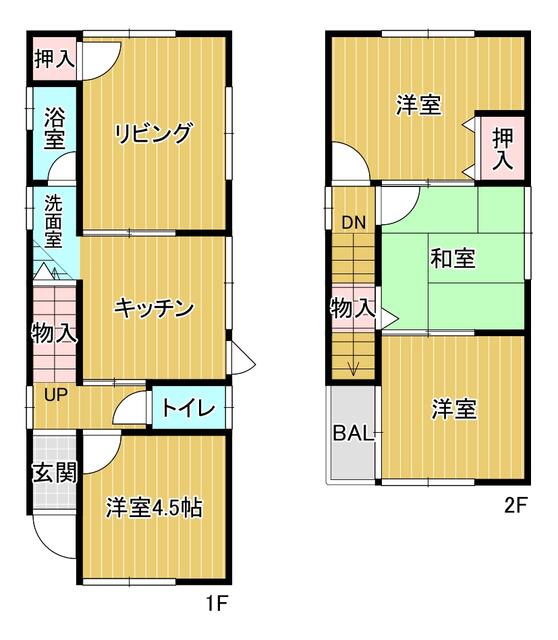 house for sale in Osakasayama, Osaka | ¥5,800,000 | 4DK | Akiyama hou…