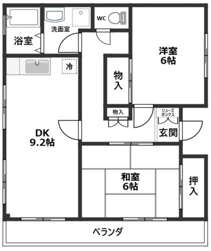 さくらんぼハイツ_間取り_0