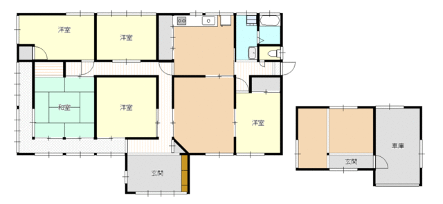 鹿児島県出水市の一戸建て | 1500万円 | 6DK | 1109.32m² | Akiyama house finder