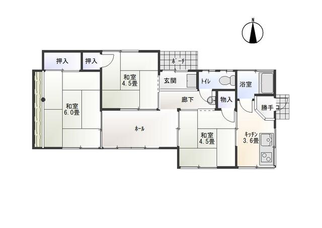 山梨県甲府市の一戸建て | 820万円 | 3K | 186.48m² | Akiyama house finder