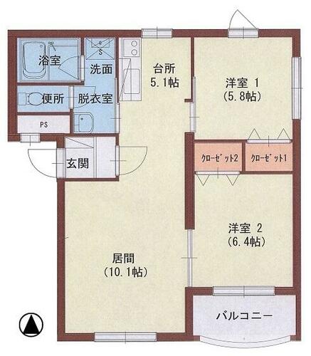 ヒーローマンションA1_間取り_0