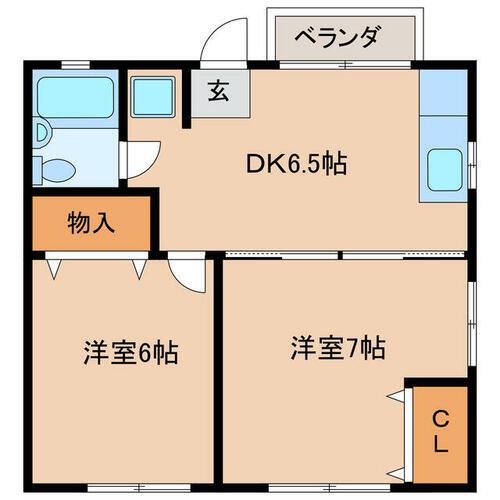 ハイツ鉄砲_間取り_0