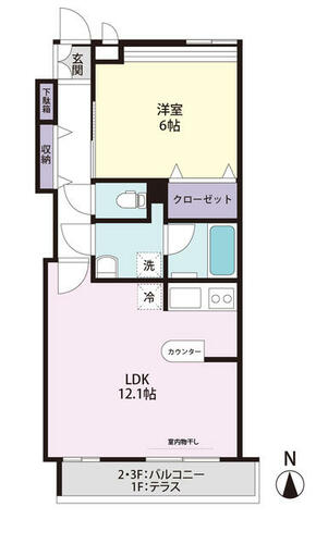 アンソレイユ_間取り_0