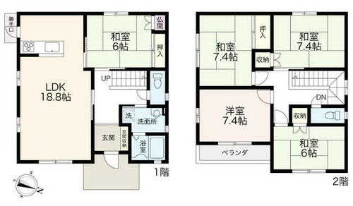 detached 広島県大竹市玖波４丁目