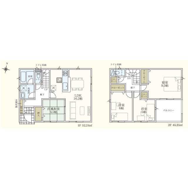 埼玉県比企郡吉見町の一戸建て | 2280万円 | 4LDK | 169.79m² | Akiyama house finder