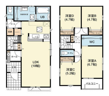 間取り：243008633947