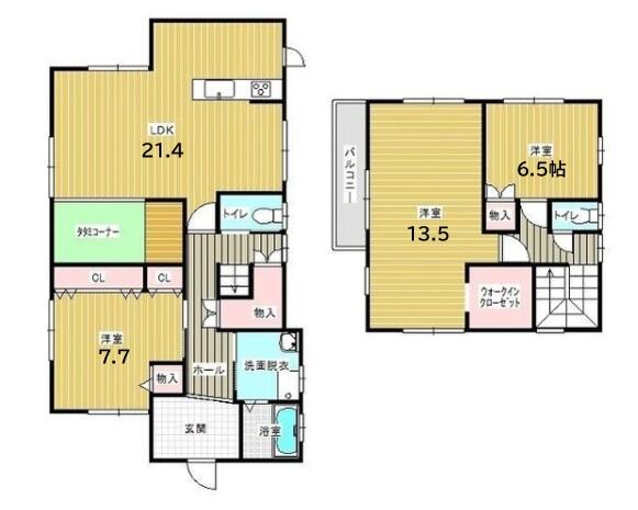 奈良県北葛城郡河合町の一戸建て | 1980万円 | 3LDK | 203.93m² | Akiyama house finder